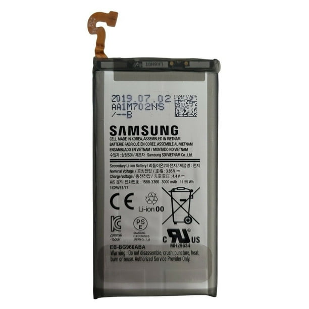 BATTERIA per Samsung Galaxy S9 G960F EB-BG960ABE 3000mAh